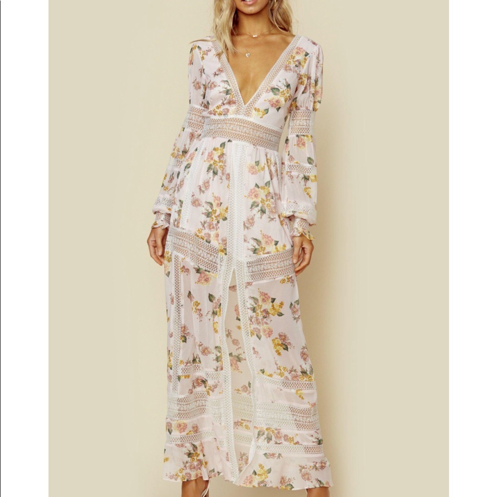 For Love and Lemons Rosa Marie Maxi dress